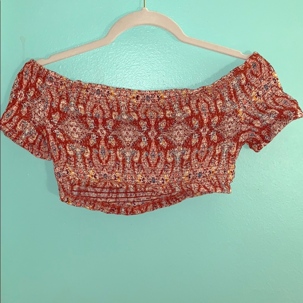 Off the Shoulder Crop Top